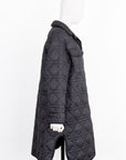 CHRISTIAN D1OR Cannage Coat Black
