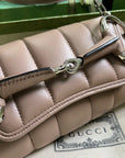 GC591 GCCI Horsebit Chain Small Shoulder Bag / HIGHEST QUALITY VERSION / 10.6"W x 4.5"H x 2"D