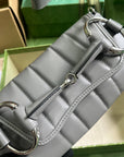 GC592 GCCI Horsebit Chain Small Shoulder Bag / HIGHEST QUALITY VERSION / 10.6"W x 4.5"H x 2"D