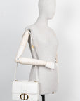 CHRISTIAN D1OR 30 Montaigne Bag Leather White