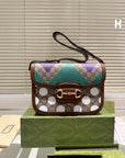 GC594 GCCI Horsebit 1955 Shoulder Bag / 9.8"W x 7"H x 3.1"D