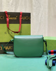 GC468 GCCI Horsebit 1955 Small Shoulder Bag / 8"W x 5.7"H x 2"D