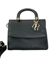 Be D1OR Flap Small Bullcalf Black GHW
