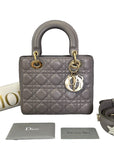 ABCD1OR Lady D1OR Small Lambskin Grey GHW