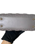 ABCD1OR Lady D1OR Small Lambskin Cannage Grey GHW