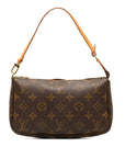 Brown LV Monogram Pochette Accessoires Shoulder Bag