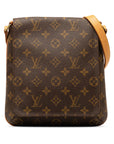 Brown LV Monogram Musette Salsa Short Strap Shoulder Bag