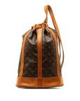 Brown LV Monogram Randonnee PM Bucket Bag
