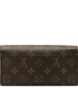 Brown LV Monogram Valentines Bird Sarah Wallet
