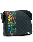 Black LV Damier Cobalt Jungle District Messenger PM Crossbody Bag