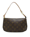 Brown LV Monogram Pochette Accessoires Shoulder Bag