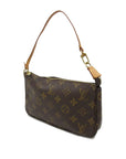 Brown LV Monogram Pochette Accessoires Shoulder Bag