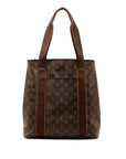 Brown LV Monogram Cabas Beaubourg Tote Bag
