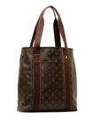 Brown LV Monogram Cabas Beaubourg Tote Bag