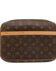 Brown LV Monogram Reporter PM Crossbody Bag