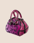 CHRISTAN D1OR 2004 PYTHON TRIMMED GAMBLER DICE BAG