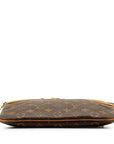 Brown LV Monogram Pochette Bosphore Crossbody Bag