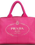 PRD CANAPA TOTE, PINK DENIM, WITH STRAP, NO CARD & DUST COVER