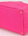 PRD CANAPA TOTE, PINK DENIM, WITH STRAP, NO CARD & DUST COVER