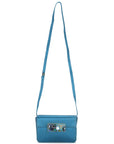 PRD BP0180 CLUTCH TURQUOISE RASO STONES, WITH CARD & DUST COVER