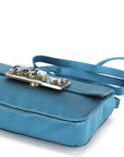 PRD BP0180 CLUTCH TURQUOISE RASO STONES, WITH CARD & DUST COVER