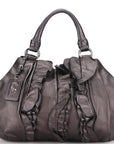 PRD BR3987 GRAFITE MORDORE NAPPA LEATHER SILVER HARDWARE, WITH CARD & DUST COVER