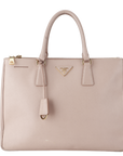 PRD GALLERIA (BN1802) LIGHT PINK VITELLO DAINO LEATHER GOLD HARDWARE NO DUST COVER