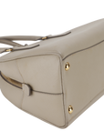 PRD DOME HANDBAG (BL0852) POMICE SAFFIANO LEATHER GOLD HARDWARE WITH LOCK&KEYS, DUST COVER AND CARD