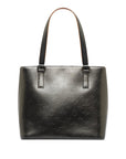 Black LV Monogram Mat Stockton Tote Bag