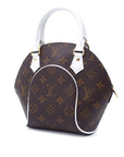 Brown LV Monogram Match Ellipse BB Satchel