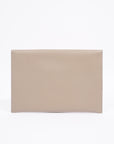 FNDI FNDI Flat Envelope Grey Leather