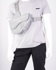 Christian D1OR 1947 Saddle Bag Grey Leather OS