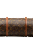 Brown LV Monogram Papillon 26 HandBag