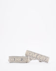 Christian D1OR Bracelet Set Grey Fabric One size