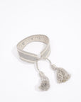 Christian D1OR Bracelet Set Grey Fabric One size