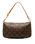 Brown LV Monogram Pochette Accessoires Shoulder Bag