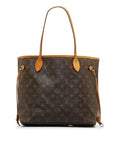 Brown LV Monogram Neverfull MM Tote Bag