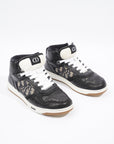 Christian D1OR B27 Mid-top Black / White / Beige Oblique Leather EU 37 UK 4