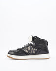 Christian D1OR B27 Mid-top Black / White / Beige Oblique Leather EU 37 UK 4