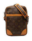 Brown LV Monogram Danube Crossbody Bag