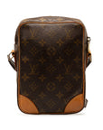 Brown LV Monogram Danube Crossbody Bag