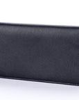 PRD 2M1220 Black Saffiano Large Zip Wallet with Cards & Box