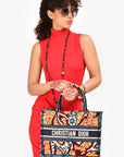 Christian D1OR 2021 Small Multicolour Book Tote