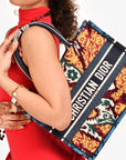 Christian D1OR 2021 Small Multicolour Book Tote