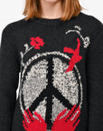 Christian D1OR 2018 Grey Wool/Cashmere 'Youthquake' Sweater Size 2 US