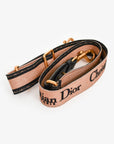 Christian D1OR Brown/Black Canvas/Leather Bag Strap
