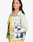 Christian D1OR Blue Denim Washed Jacket Size 34