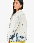 Christian D1OR Blue Denim Washed Jacket Size 34