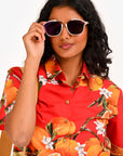 Christian D1OR 'D1OR Abstract' White Sunglasses
