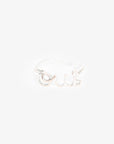 Christian D1OR 18K White Gold Diamond 'Oui 'Ring Size 6.5